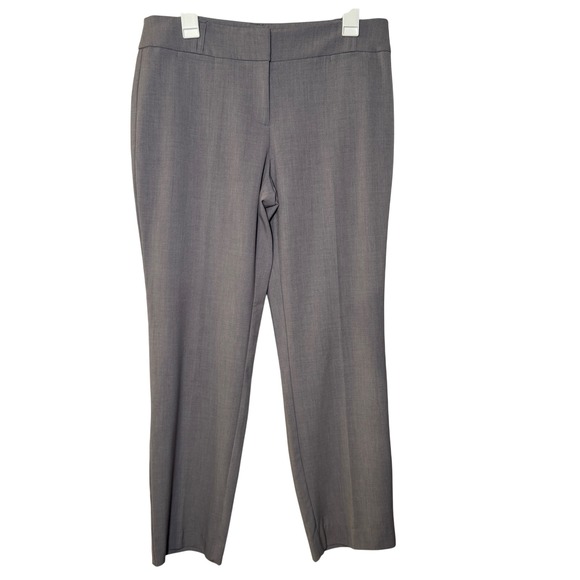 Anne Klein Pants - Anne Klein Gray Straight Leg Dress Pants Size 6 Professional Work Trousers